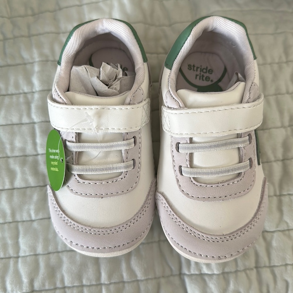 Stride Rite sm Kennedy 2.0 white pine shoes